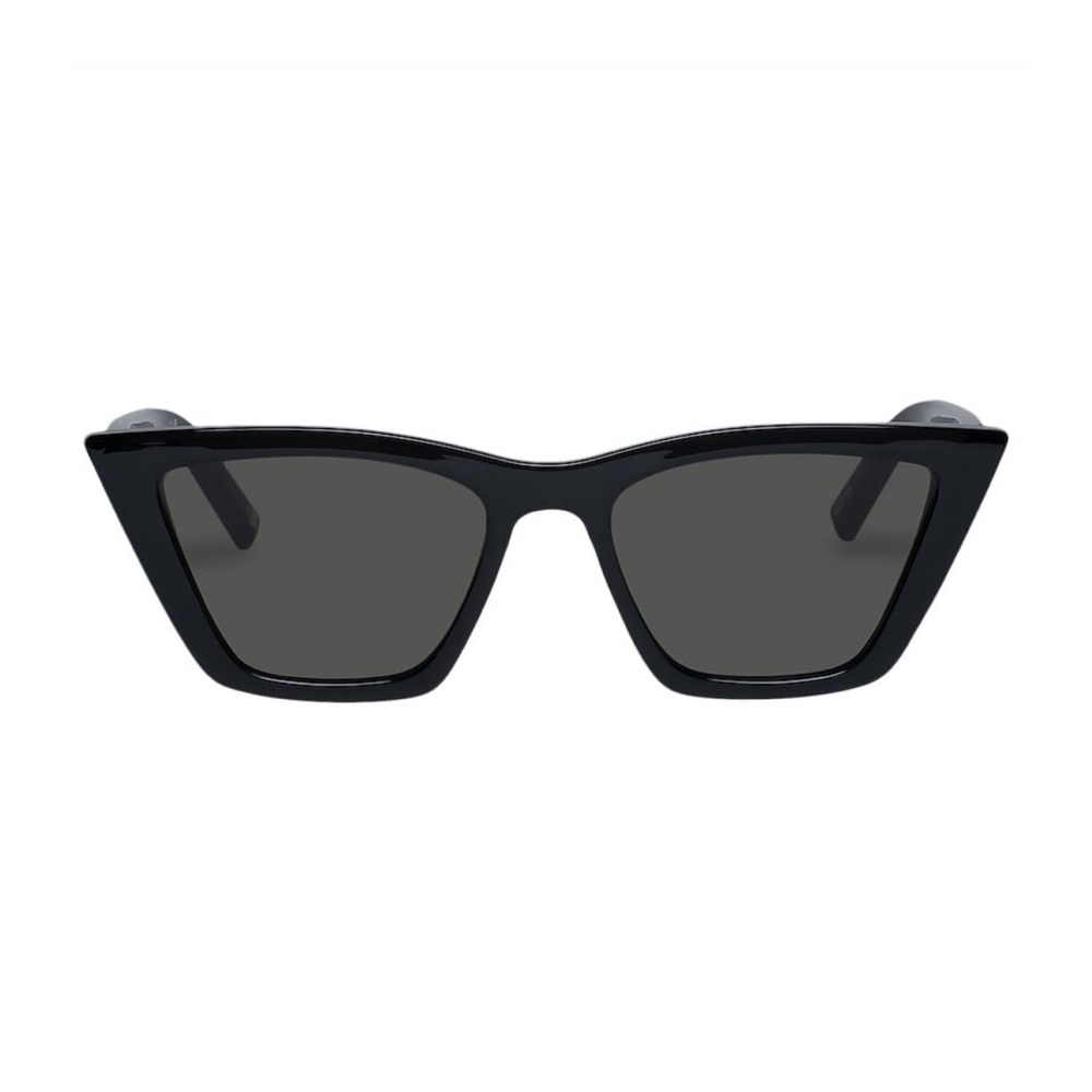 Le Specs Midnight Black Cat-Eye Sunglasses - BELODROME